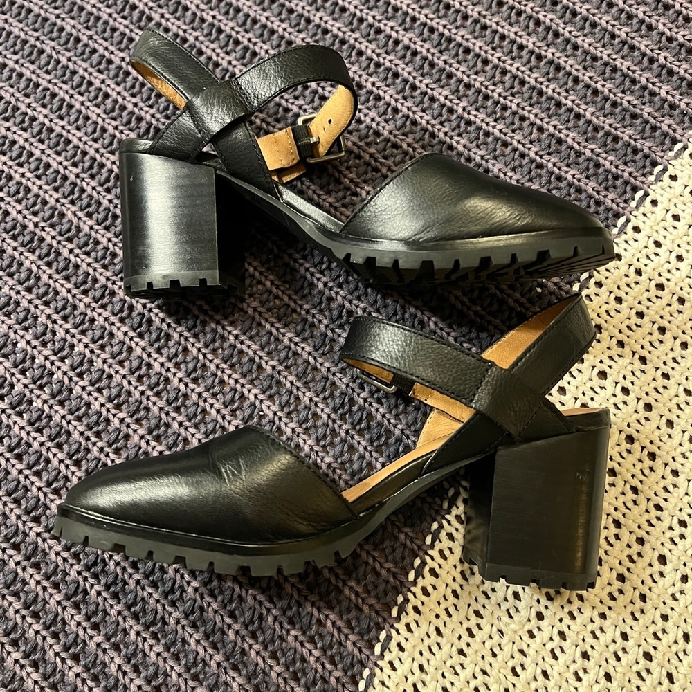 Madewell Chunky Claudie Heel 7